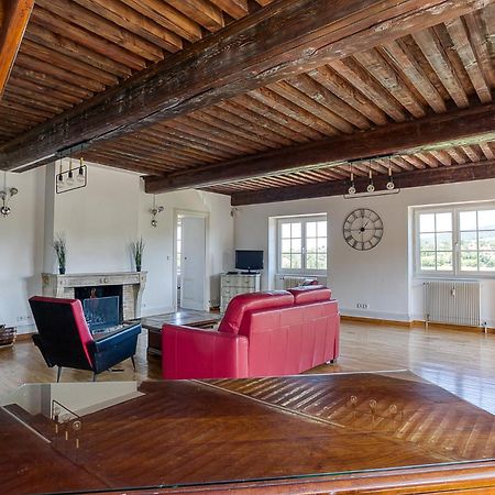 Sejourner Au Chateau De La Roue Grand Appartement Lissieu Kültér fotó